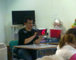 Our guest Bingo caller!