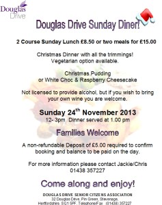 Sunday Diner Nov 2013