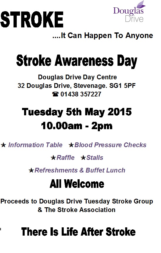 Stroke Awareness Day 2015 Poster