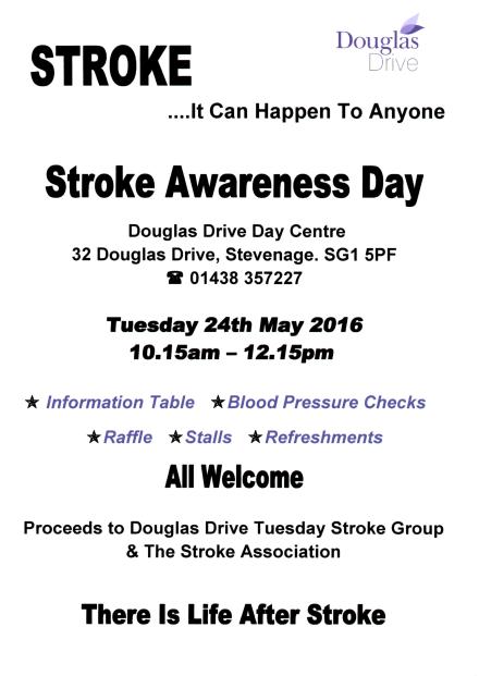 Stroke Awareness Poster 2016