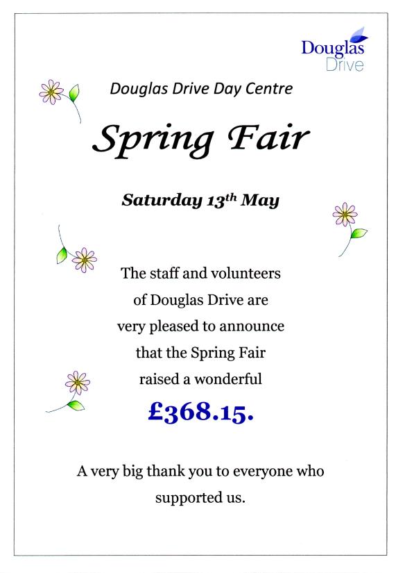 Spring Fair 2017 - Thank you